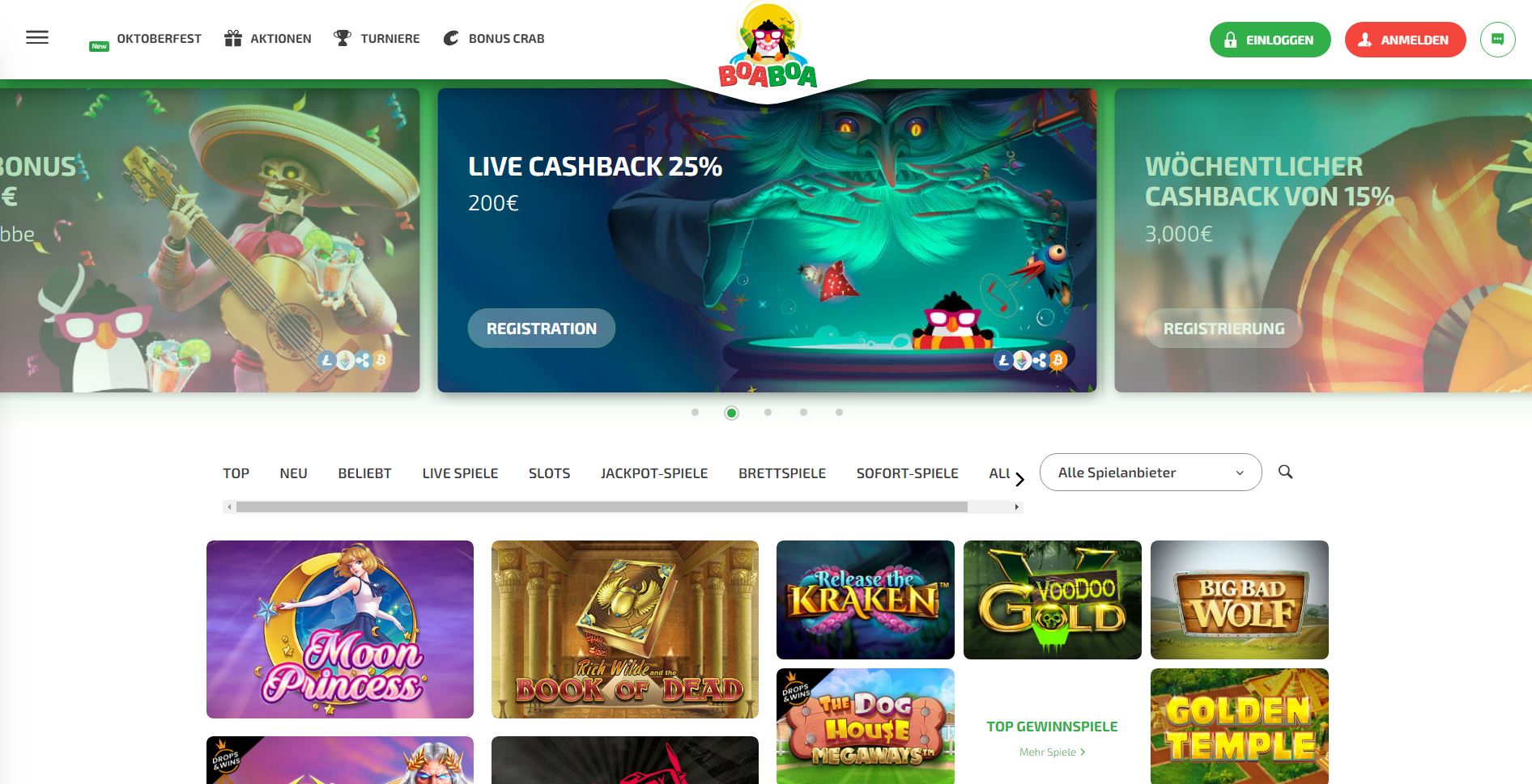 BoaBoa Casino Startseite