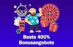 400% Casino Bonus 2024 in Deutschland: Beste 400% Bonusangebote