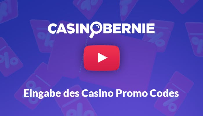 Eingabe des Casino Promo Code