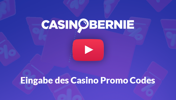 Screenshot der Eingabemaske fĂĽr einen Promo Code im NV Casino Kontobereich