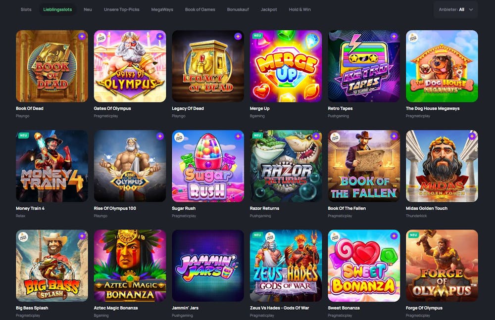 BetandPlay Casino Online Spiele