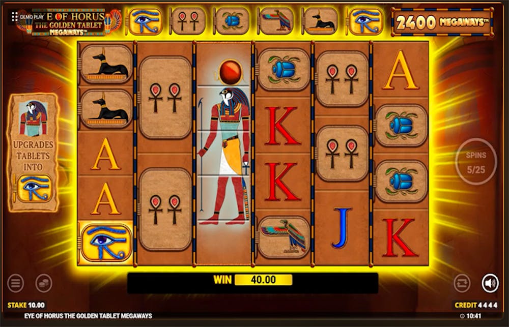 Eye of Horus: Den Merkur-Slot kostenlos spielen logo