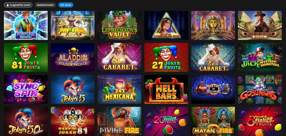 Hopa Casino Online Spiele