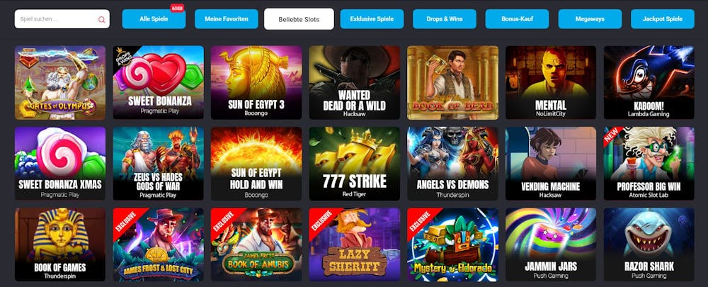 MyStake Casino Online Spiele