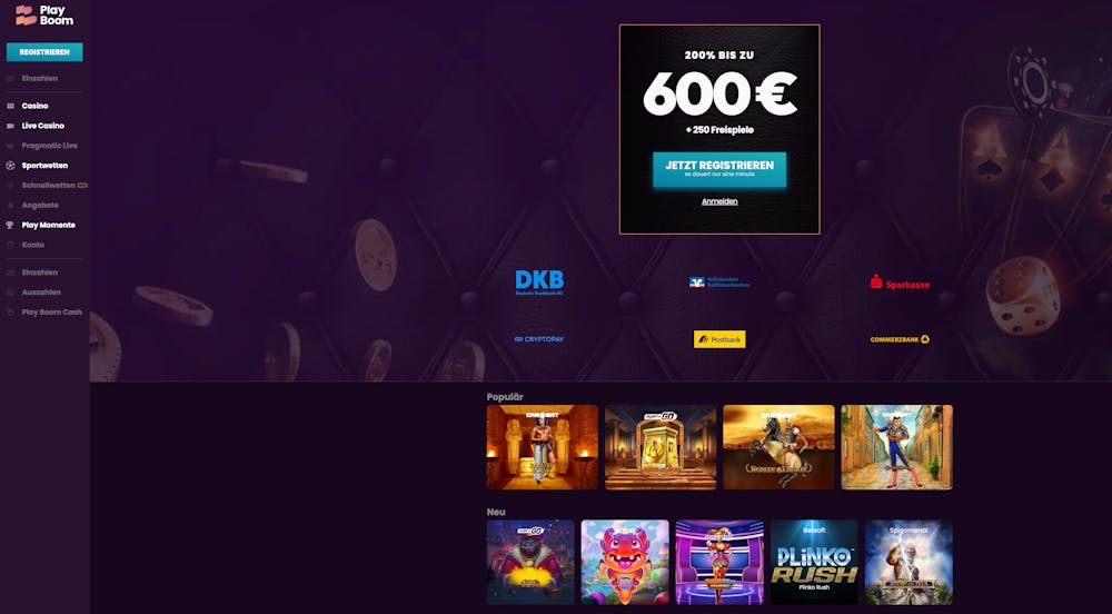 Play Boom Casino Startseite