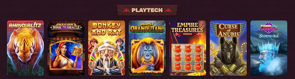 Beispiel für Spielautomaten im Playtech Casino