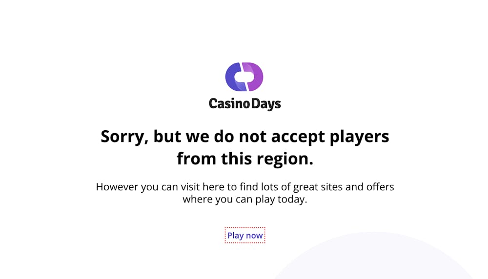 CasinoDays Zugriff