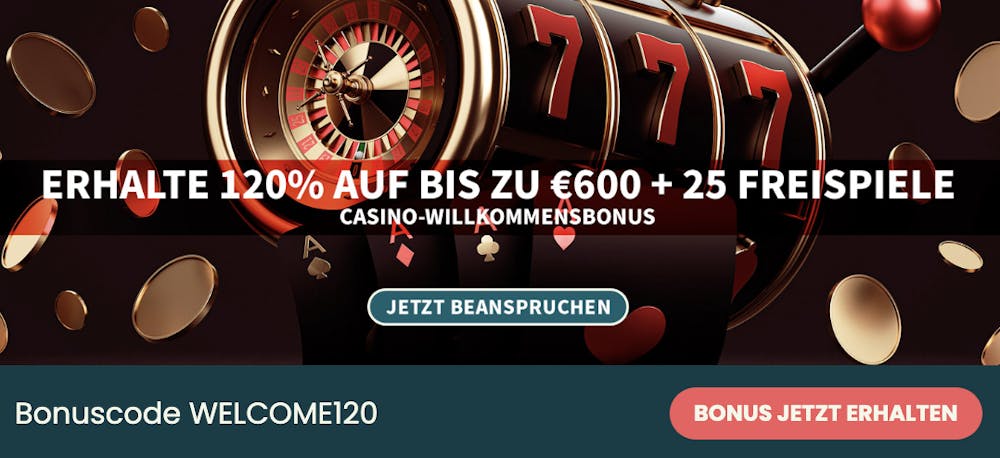 Beispielangebot für einen Casino Bonus mit 10 Euro Einzahlung