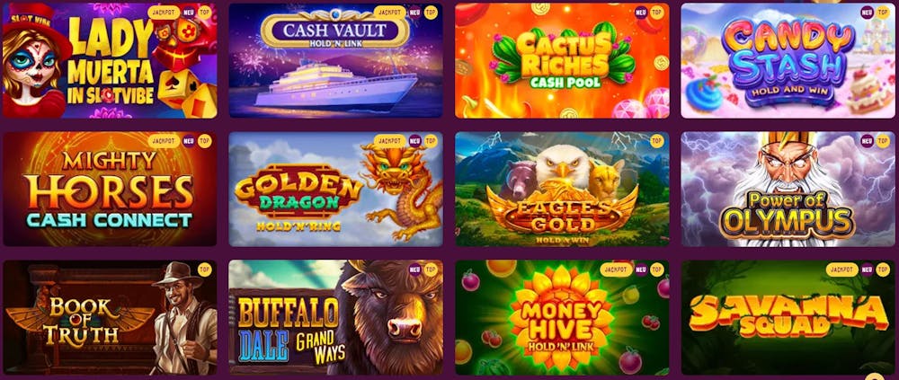 SlotVibe Casino Spiele