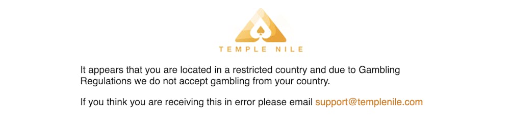 Temple Nile Casino Zugriff