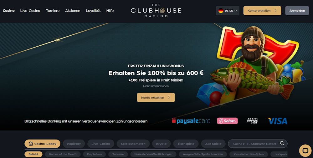 The Clubhouse Casino Startseite
