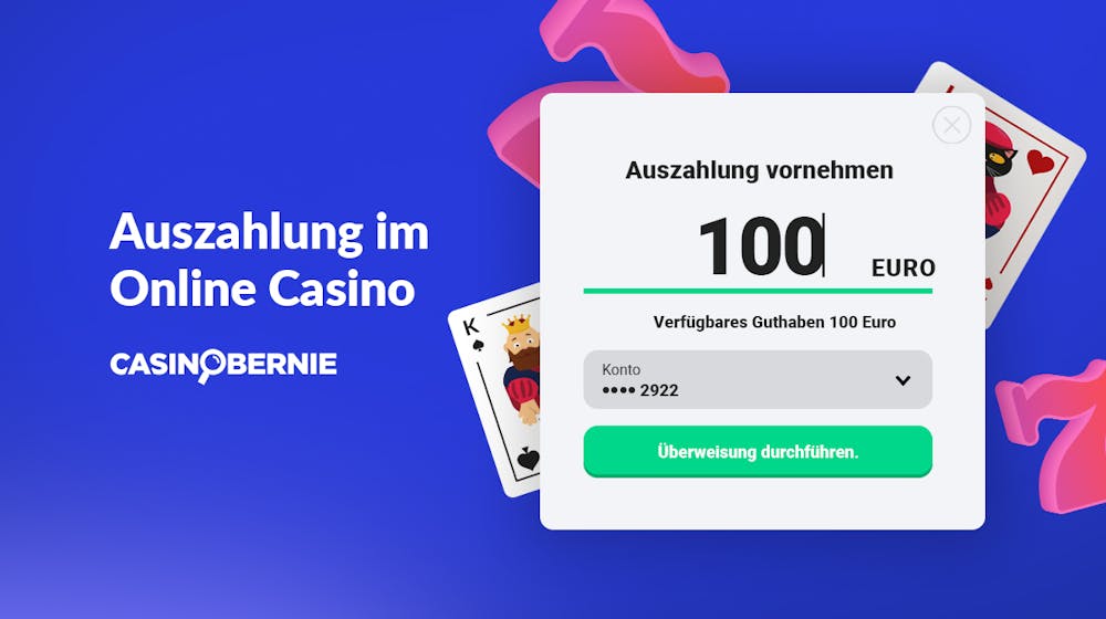 Wie läuft die Auszahlung im Online Casino ab?
