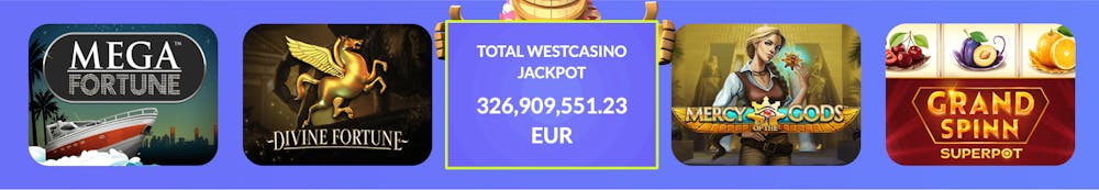 WestCasino Jackpots