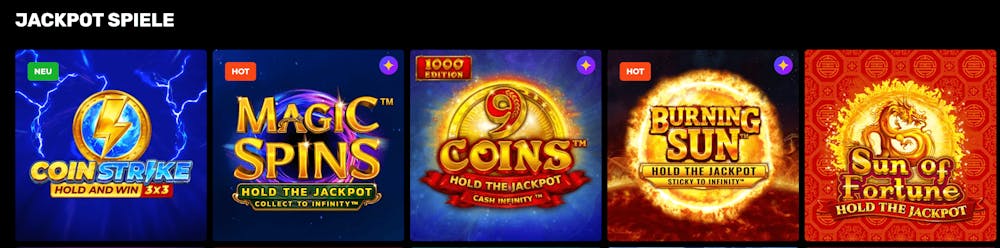 N1 Casino Jackpot Spiele