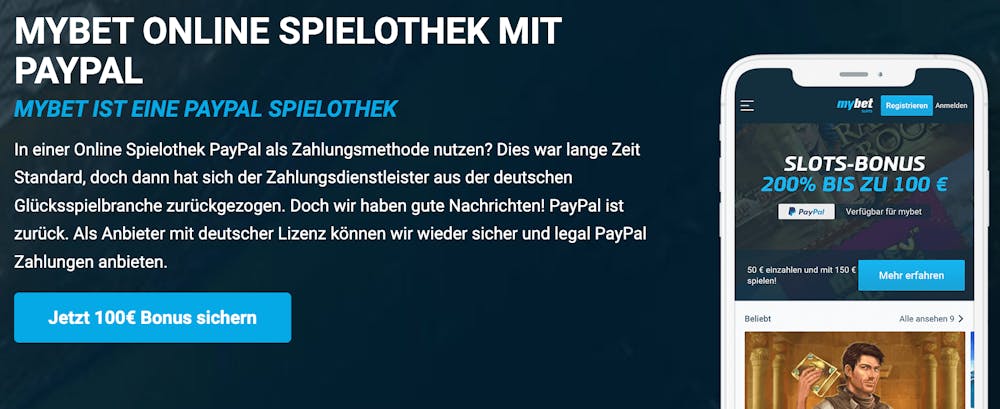 Mybet Review Einzahlung mit PayPal