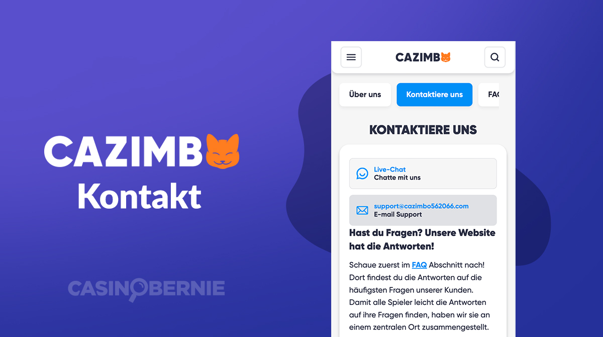 Cazimbo Casino Kontakt: Schnellste Kontaktmöglichkeiten