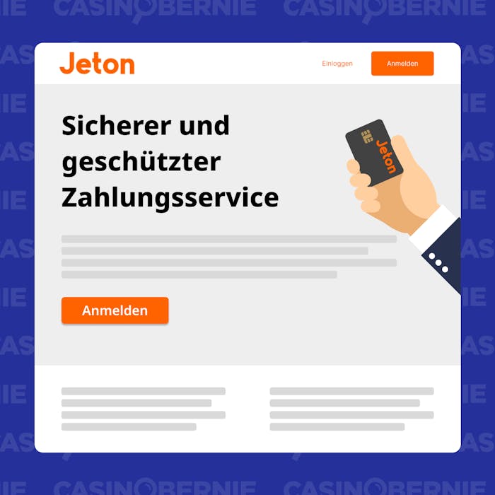 Jeton Webseite besuchen