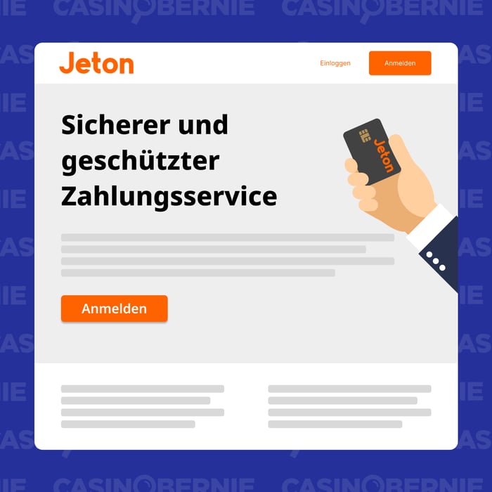 Jeton Webseite besuchen