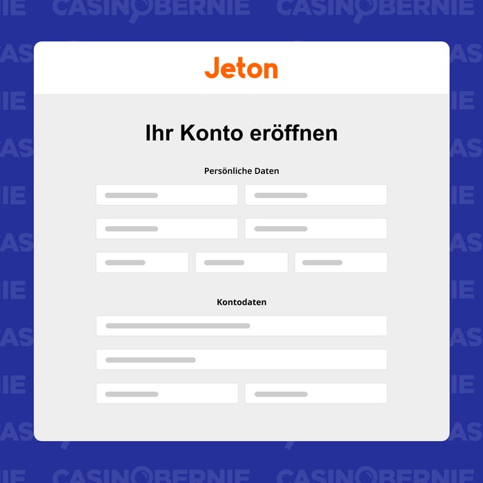 Kontoeröffnung starten