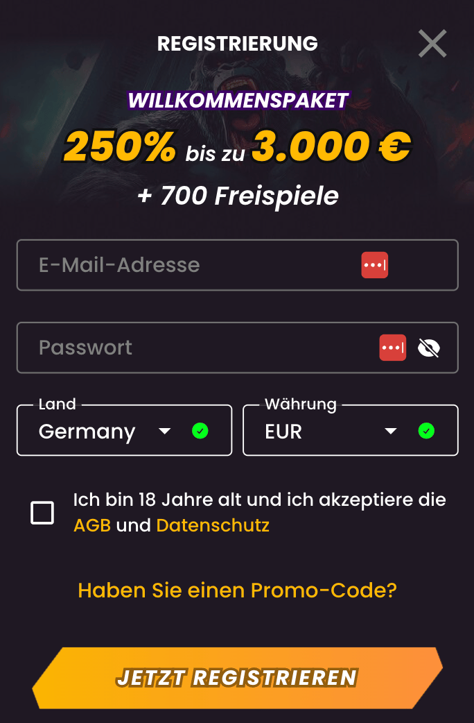 Wild Tokyo Casino Registrierung