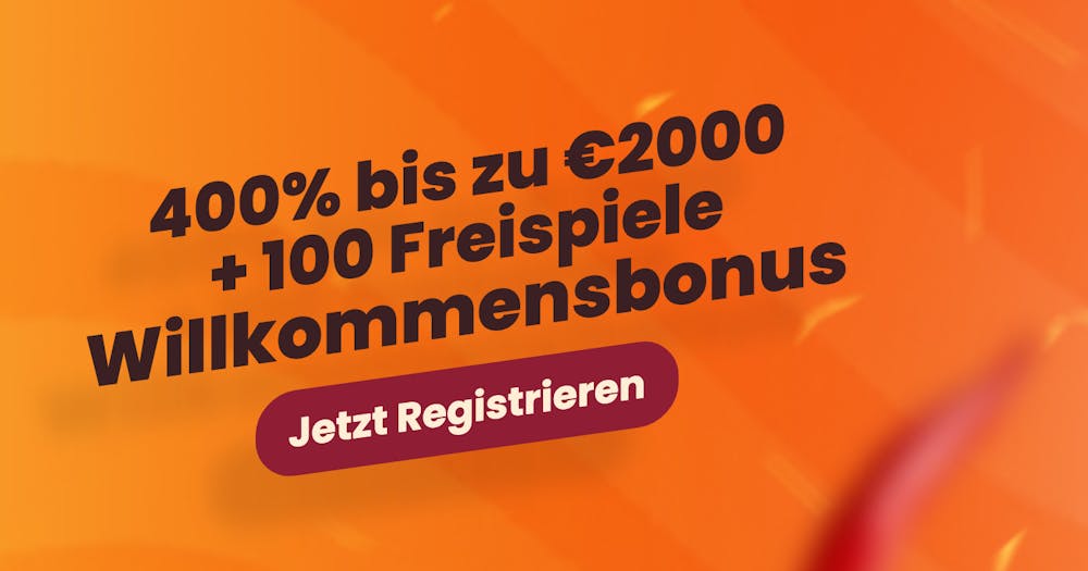 Beispiel für einen 400 Casino Bonus des Spicy Jackpot Casinos