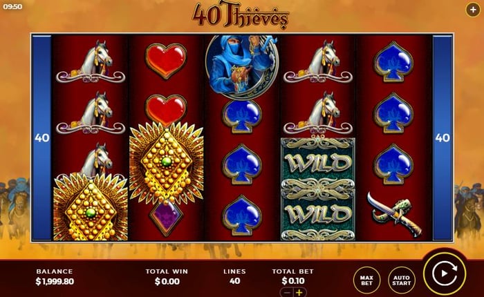 40 Thieves Slot im Bally Wulff Online Casino