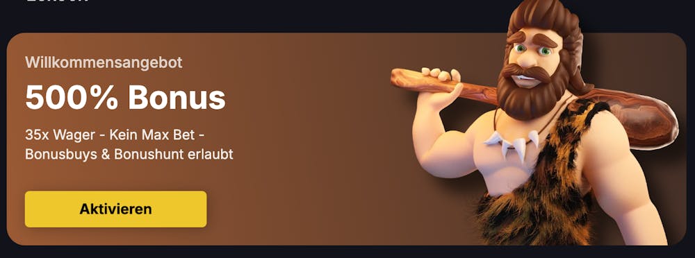 500 Prozent Casino Bonus Angebot im Spinsala Casino
