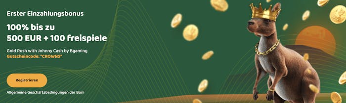 50crowns Casino Willkommensbonus