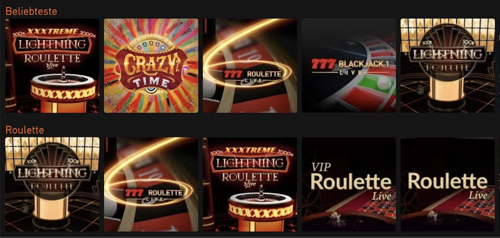 777 Casino Live Casino