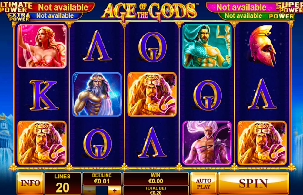 Age of the Gods Jackpot Slot