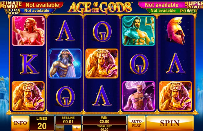 Age of the Gods Jackpot Slot