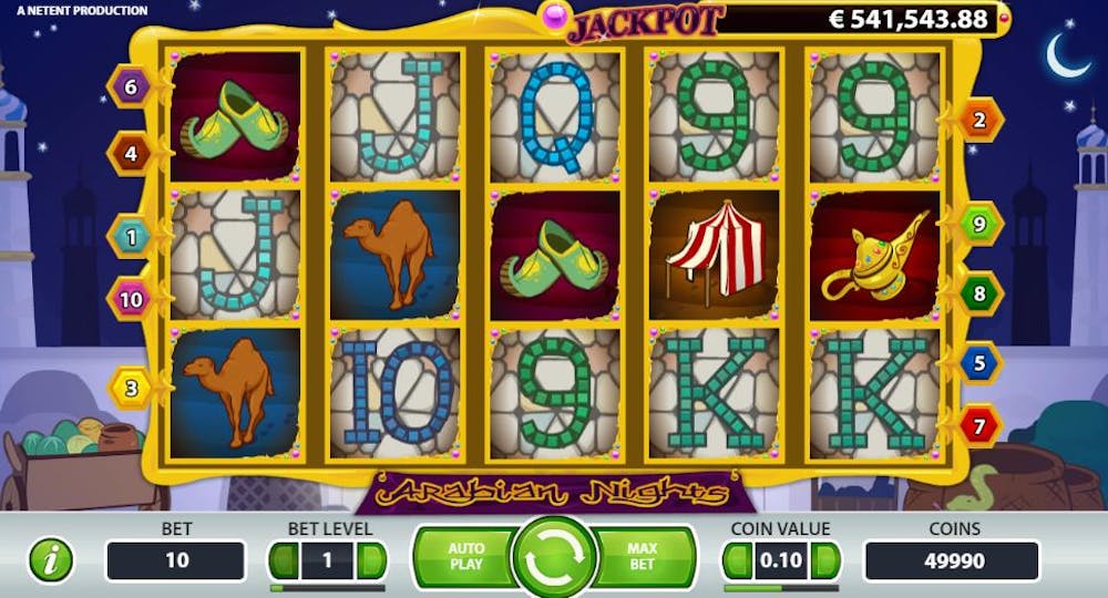 Arabian Nights &#8211; Den Progressive Jackpot kostenlos spielen logo