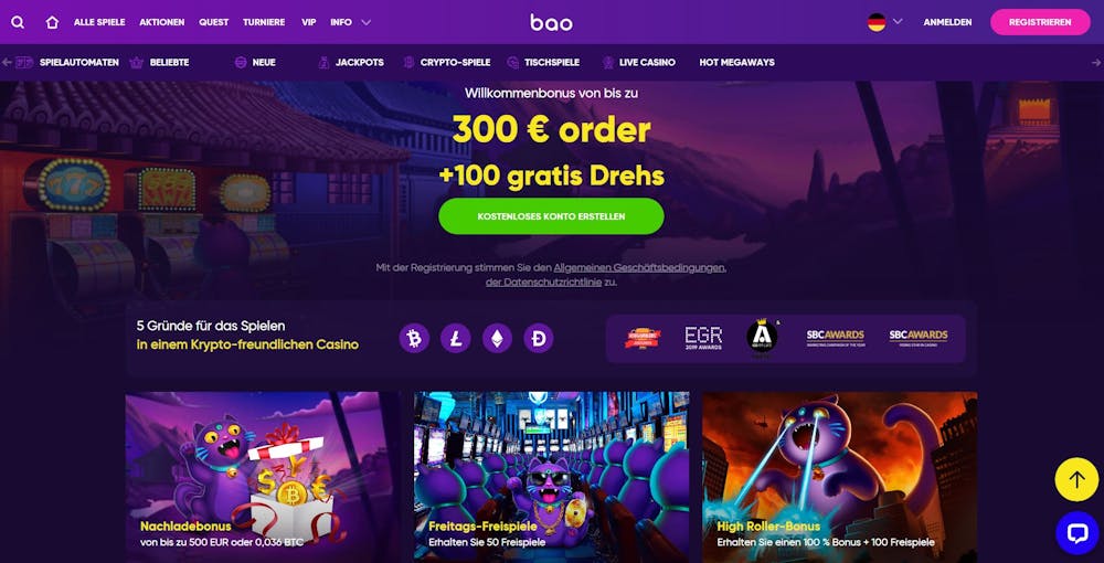 bao casino titelseite