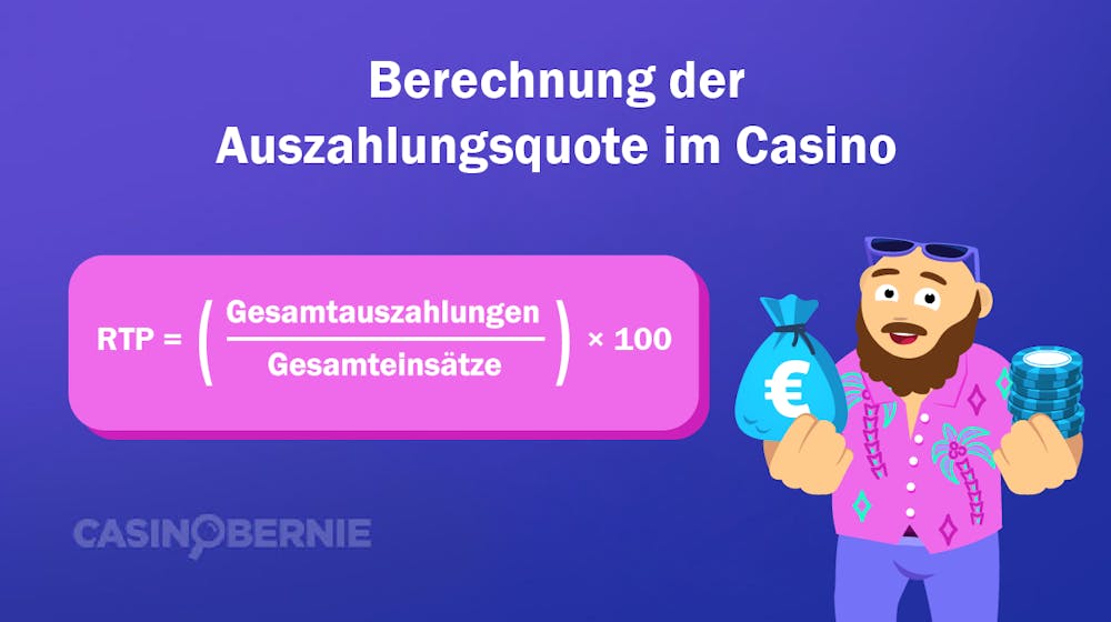 Berechnung der Auszahlungsquote im Casino