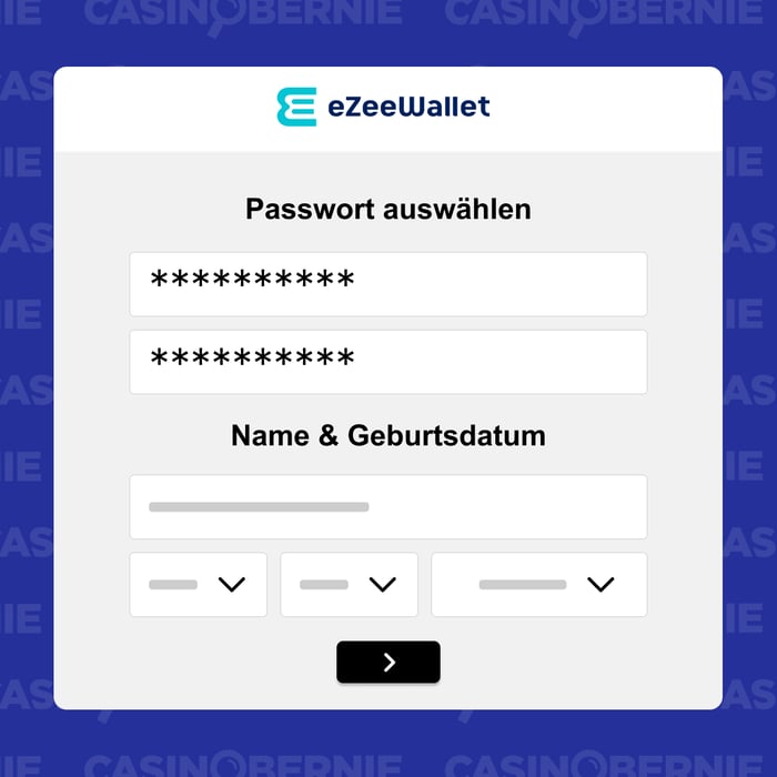 Persönliche Daten eingeben