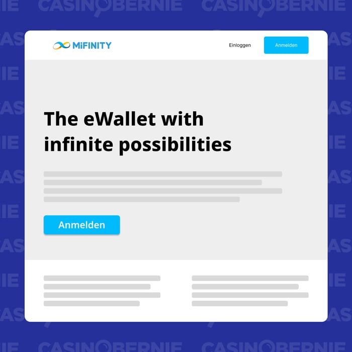 MiFINITY Login erstellen