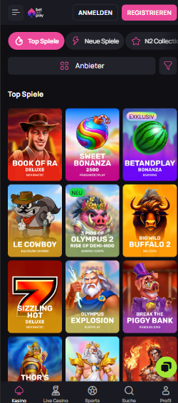BetandPlay Casino Online Spiele