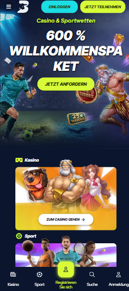 Homepage von BetBeast Casino
