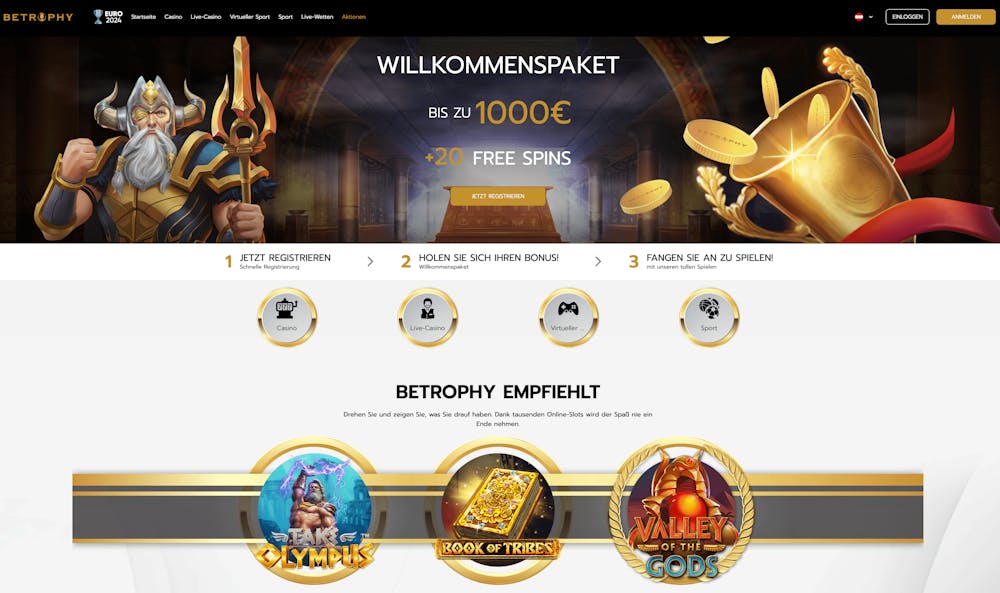 Betrophy Casino Startseite