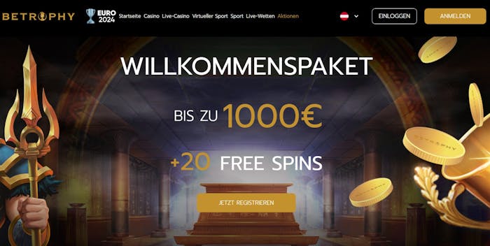 Betrophy Casino Willkommensbonus