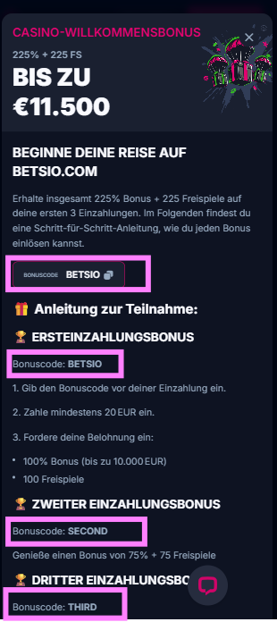 Betz Casino im Test: Auf Glückszahlen richtig wetten