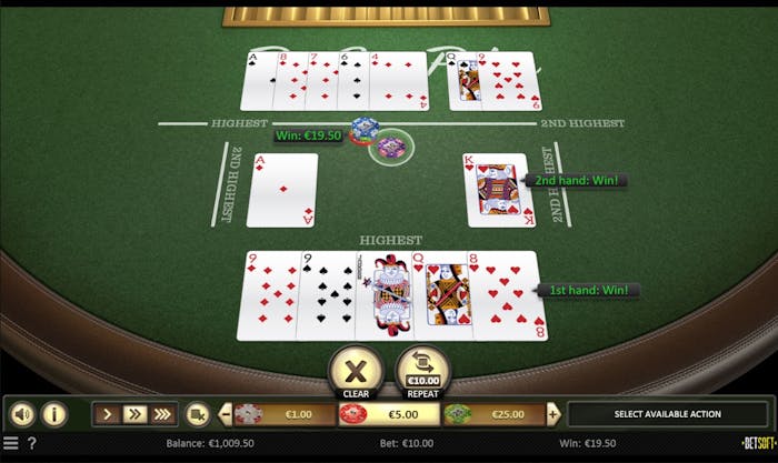 Pai Gow Poker Casino Spiel von Betsoft