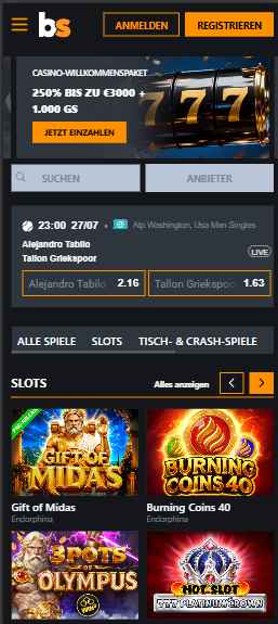 Betstro Casino Startseite