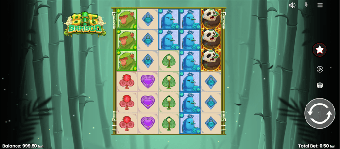 Big Bamboo Slot Screenshot des Push Gaming Casinos.