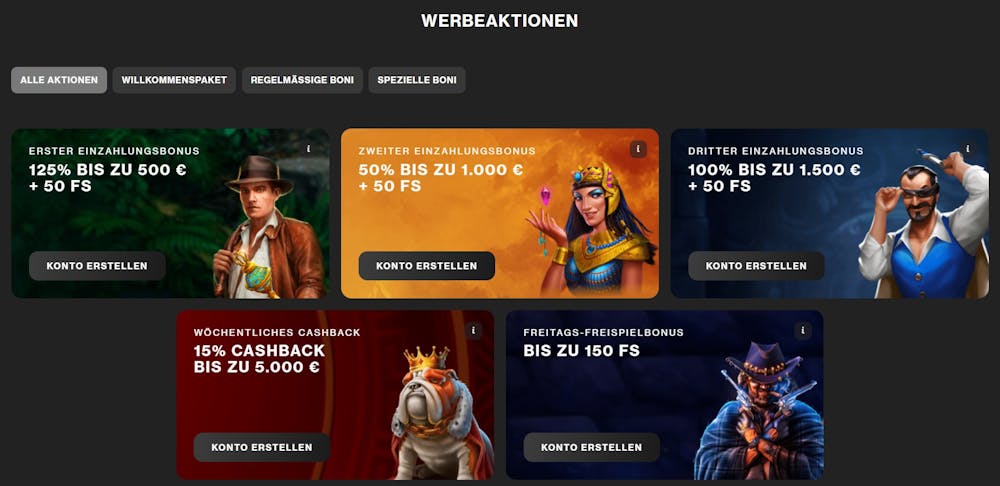 BigWin Casino Willkommensbonus