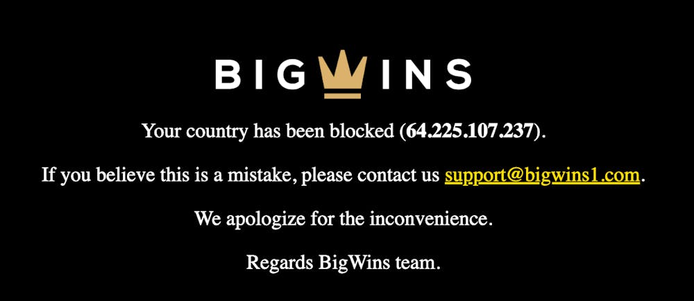 BigWins Casino Zugriff