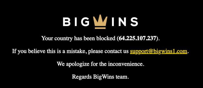 BigWins Casino Zugriff