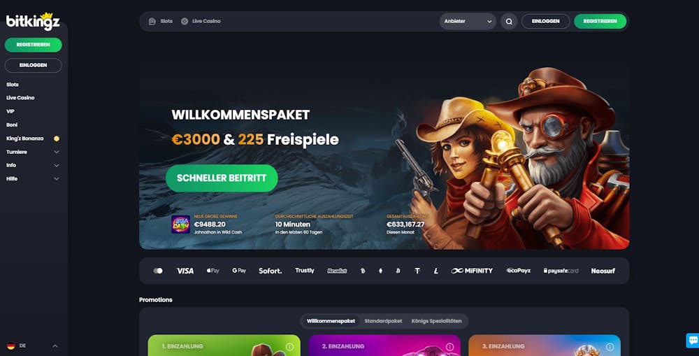 Bitkingz Casino Startseite