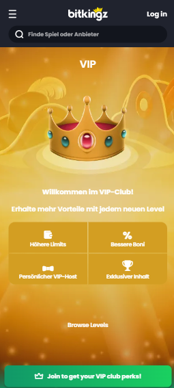 Bitkingz Casino VIP-Programm