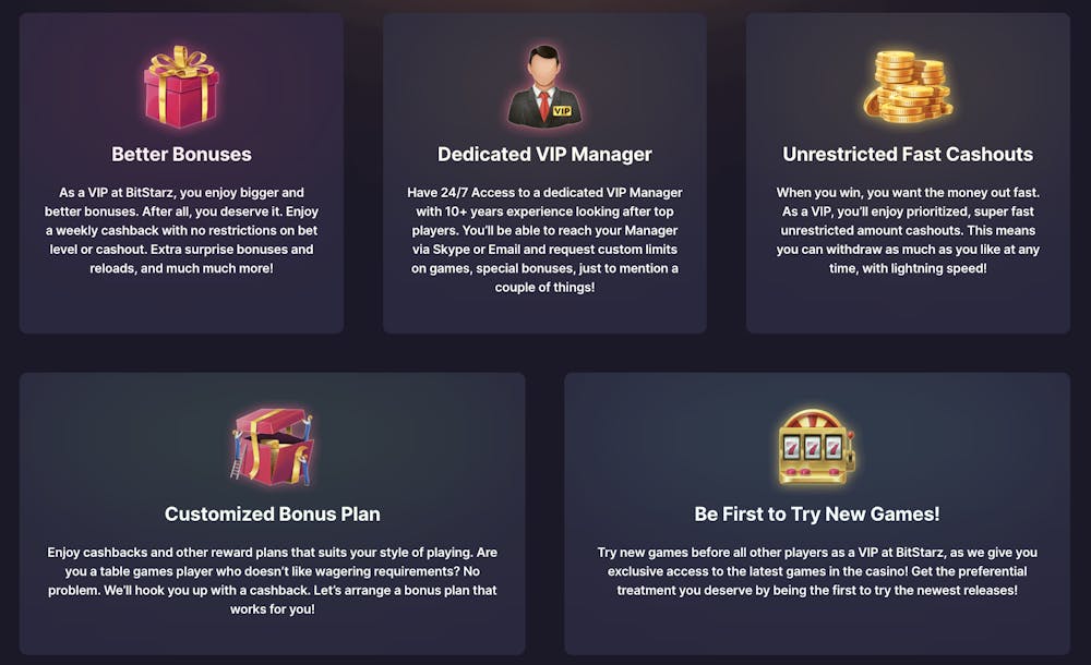 Bitstarz Casino VIP-Programm